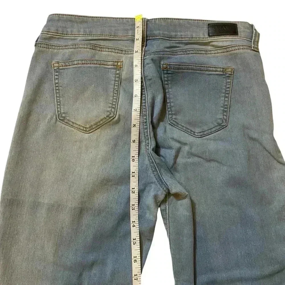 Crave By Cp Women's Mid-rise Ankle Skinny Elastic Jeans Light Wash Size 9/29 - Picture 6 of 16